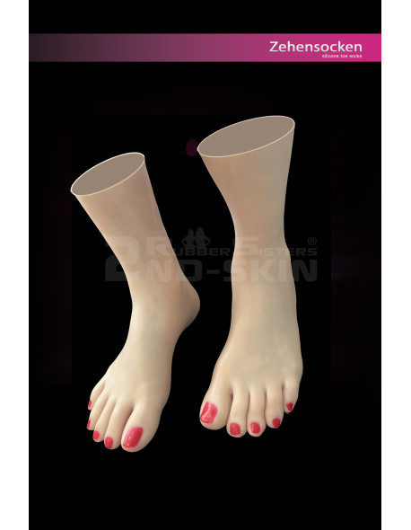 Silikon Zehensocken